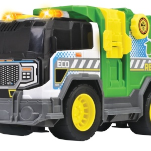 DICKIE CAMION DE RECICLARE CU LUMINI SI SUNETE 30CM - Img 3