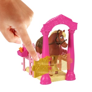 DISNEY PRINCESS SET DE JOACA GRAJDUL REGAL AL LUI BELLE PAPUSA SI ACCESORII - Img 6