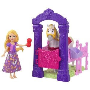 DISNEY PRINCESS SET DE JOACA GRAJDUL REGAL AL LUI RAPUNZEL PAPUSA SI ACCESORII