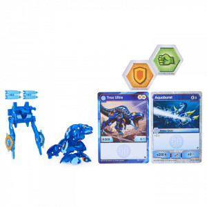 Figurina Bakugan S2 Bila Ultra Trox Cu Echipament Baku-Gear - Img 2