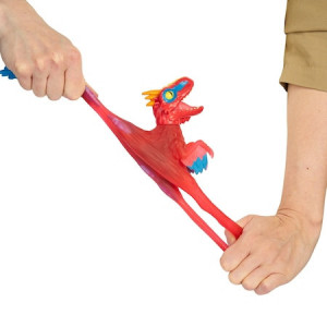 Figurina Goo Jit Zu care se poate intinde Jurassic World, Pyroraptor - Img 6