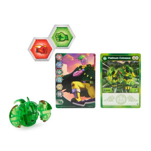 Figurina Metalica Bakugan Evolutions, Warrior Whale, verde - Img 2