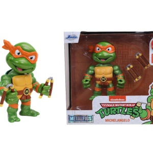 Figurina metalica Simba Michelangelo Testoasele Ninja multicolor 10x20x7.62cm
