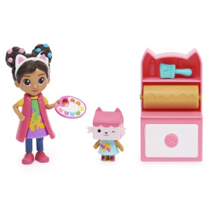 GABBYS DOLLHOUSE SET PAPUSA 9.7CM CU PISICUTA STUDIOUL DE ARTA A LUI GABBY - Img 2
