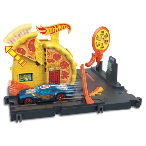 HOT WHEELS CITY EXPLORER SPEEDY PIZZA PICK UP - Img 4