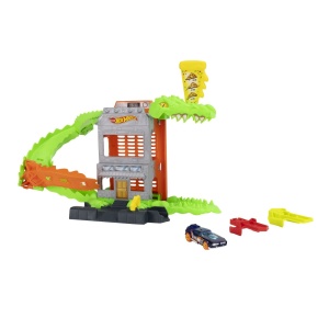 HOT WHEELS CITY PISTA INAMICILOR ATACUL CROC PIZZA - Img 6