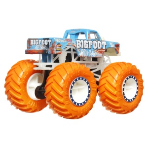 HOT WHEELS MONSTER TRUCK GLOW IN THE DARK MASINUTA BIGFOOT SCARA 1 LA 64 - Img 5