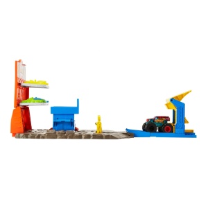 HOT WHEELS MONSTER TRUCKS SET BLAST STATION - Img 7