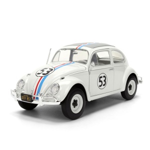 JADA DISNEY THE LOVE BUG MASINUTA METALICA HERBIE VOLKSWAGEN BEETLE SCARA 1 LA 24 - Img 2