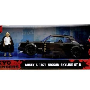 JADA SET TOKYO REVENGERS FIGURINA METALICA 7CM SI MASINUTA NISSAN SKYLINE GTR SCARA 1 LA 24