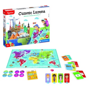 Joc educativ AS AGERINO CUNOSC LUMEA, set complet, multicolor, 37x28.1x5cm
