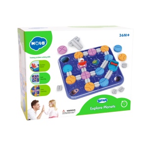Joc educativ pentru copii cu Activitati de Concentrare, Exploreaza Planetele