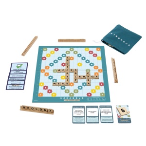 JOC SCRABBLE 2 IN 1 DIN LEMN IN LIMBA ROMANA - Img 5