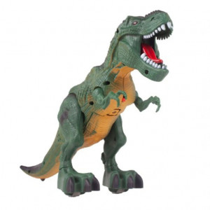 Jucarie Interactiva Dinozaur T-Rex cu sunete si lumini ,Verde,20cm - Img 1