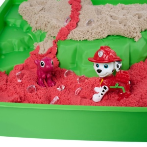 KINETIC SAND PATRULA CATELUSILOR FILMUL CU DINOZAURI SET VANATOARE PIETRE PRETIOASE - Img 8