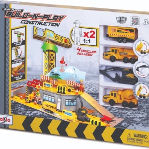 MAISTO SET CONSTRUCTII CU 4 VEHICULE INCLUSE