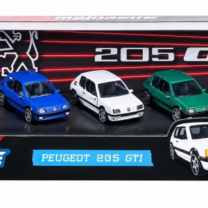 MAJORETTE SET 5 MASINUTE METALICE PEUGEOT 205 GTI SCARA 1 LA 64