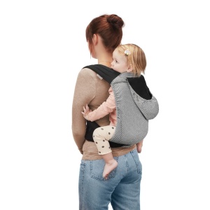 MARSUPIU ERGONOMIC KINDERKRAFT ADOREE MEI TAI, GREY - Img 4