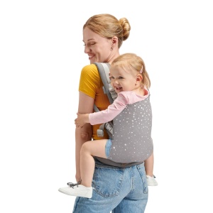MARSUPIU ERGONOMIC KINDERKRAFT NINO, PANA LA 20 KG, CONFETTI GREY - Img 5