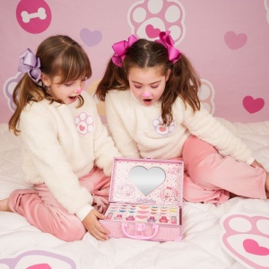 MARTINELIA PUPPIES FLUFFY SET COMPLET DE MACHIAJ IN CUTIE METALICA - Img 3