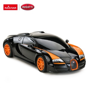 Masină cu telecomandă Bugatti Grand Sport Vitesse, neagră, 1:24, 18.6x9x5.2cm - Img 6