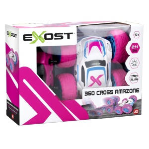 Mașină cu telecomandă Exost RC 1:18 360 Cross LED, multicolor, 28x26.1x10.1cm  - Img 2