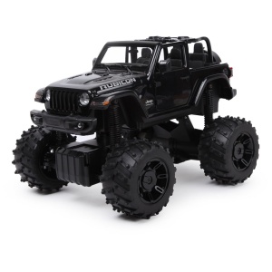 MASINA CU TELECOMANDA JEEP WRANGLER JL NEGRU CU SCARA 1 LA 14 - Img 3