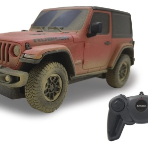 MASINA CU TELECOMANDA JEEP WRANGLER MUDDY ROSU CU SCARA 1 LA 24 - Img 2