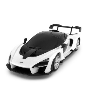 MASINA CU TELECOMANDA MCLAREN SENNA ALB CU SCARA 1 LA 18 - Img 3