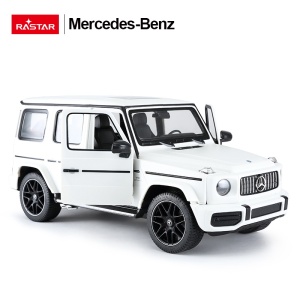 Masină cu telecomandă Mercedes-Benz G63, alb, scară 1:14, dimensiuni 32.3x14.8x13.9cm - Img 6