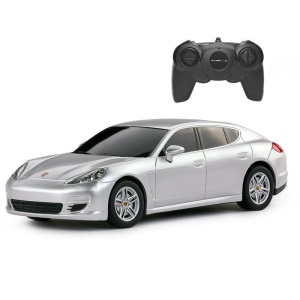 MASINA CU TELECOMANDA PORSCHE PANAMERA ARGINTIU CU SCARA 1 LA 24