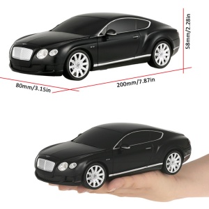 Masina cu telecomanda, Rastar, Bentley Continental GT, negru, 20x9.4x5.8cm - Img 7