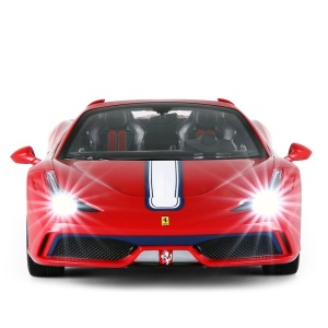 Mașină cu telecomandă Rastar Ferrari 458 Speciale, roșie, 1:14, dimensiuni 32.6x16.3x8.8cm - Img 4