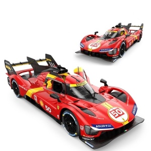 Masina cu telecomanda Rastar Ferrari 499P, 1:14, rosie, 43x25.5x17.5cm  - Img 8
