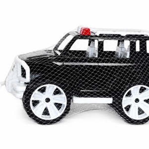 MASINA JEEP OFF ROADER NEGRU ALB 32CM