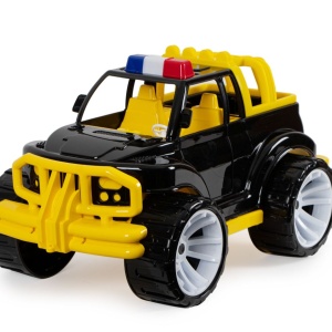 MASINA JEEP OFF ROADER NEGRU GALBEN 39CM - Img 2