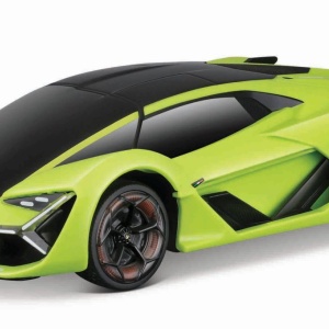 Masinuță cu sunete și lumini Lamborghini Terzo Millennio, 1:24, verde lime, 24.17x10.70x9.96cm - Img 2
