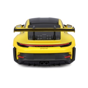Masinuta cu sunete si lumini Porsche 911 GT3 RS, Maisto, scara 1:24, galbena - Img 5
