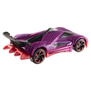 Masinuta Hot Wheels Street Shrieker, scara 1:32, transformare activa, mov, 21.5x16.5x7cm - Img 4