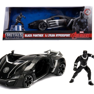 MASINUTA MARVEL AVENGERS LYKAN HYPERSPORT BLACK PANTHER SCARA 1 LA 24
