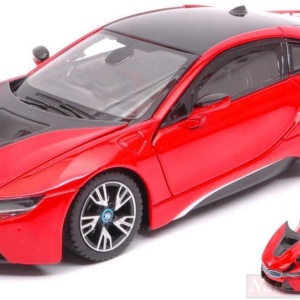 MASINUTA METALICA BMW I8 ROSU SCARA 1 LA 24