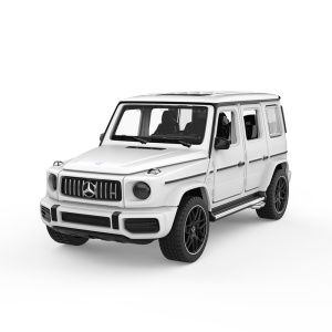 Mașinuță metalică Rastar Mercedes Benz AMG G63 alb, 1:32, 19x9.5x8.5cm - Img 3