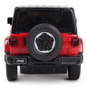 Masinuta Rastar RC - Jeep Wrangler Rubicon, rosu 1:24  - Img 5