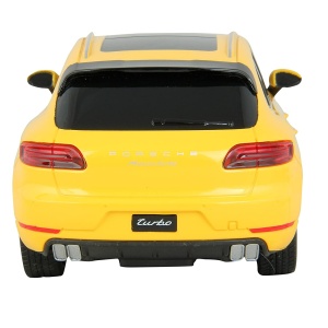 Masinuta Rastar RC - Porsche Macan Turbo, galben, 1:24 - Img 3