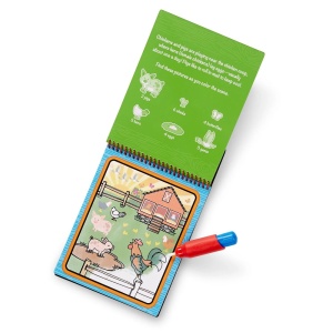 MELISSA AND DOUG CARTE DE COLORAT FERMA REUTILIZABILA CU APA WATER WOW - Img 2
