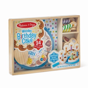 MELISSA AND DOUG SET DE JOACA DIN LEMN TORT ANIVERSAR - Img 1