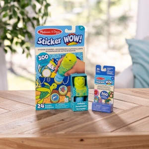 MELISSA AND DOUG STICKER WOW SET DE JOACA AUTOCOLANTE SI STAMPILA BROASCA TESTOASA