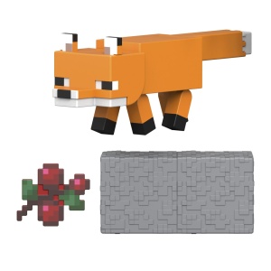 MINECRAFT CRAFT A BLOCK FIGURINA FOX 8CM - Img 2