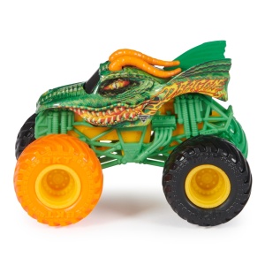 MONSTER JAM MASINUTA METALICA DRAGON SCARA 1 LA 64 - Img 4
