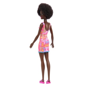 PAPUSA BARBIE CREOLA CU PAR AFRO SI CU ROCHITA ROZ - Img 6